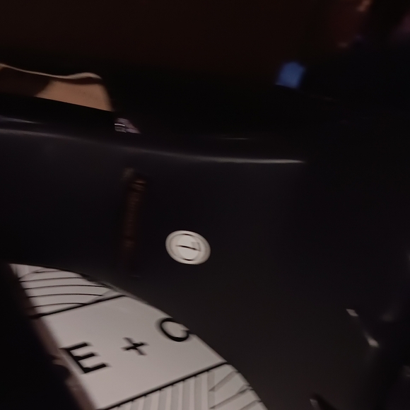 Womans size 7 block black heels Goth Grunge Witchy - Picture 2 of 2